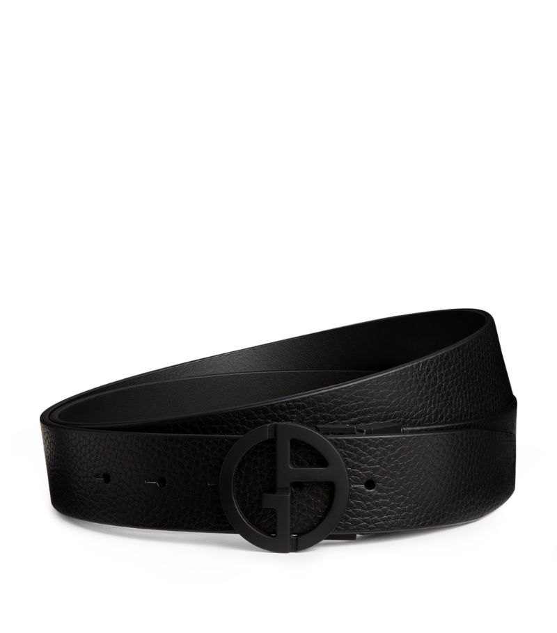 Giorgio Armani Giorgio Armani Leather Logo Belt