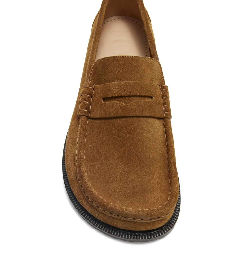 Loewe Loewe Suede Campo Loafers