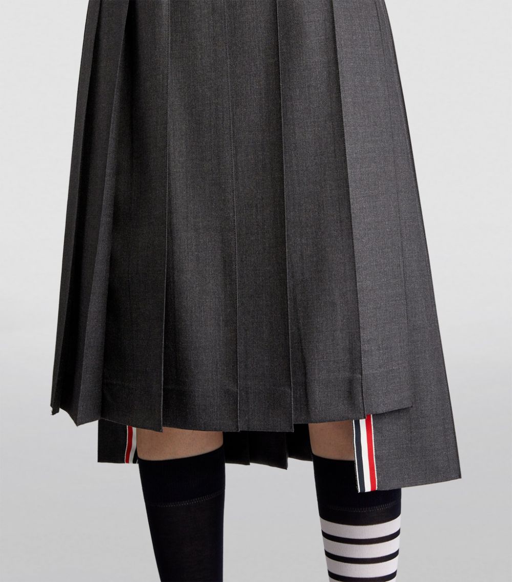 Thom Browne Thom Browne Pleated Midi Skirt