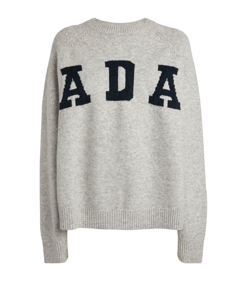 Adanola Adanola Cotton-Blend Logo Sweater