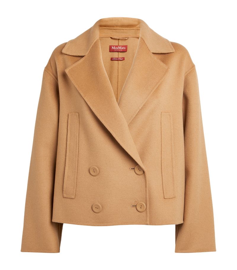 Max Mara Max Mara Wool-Blend Double-Breasted Coat