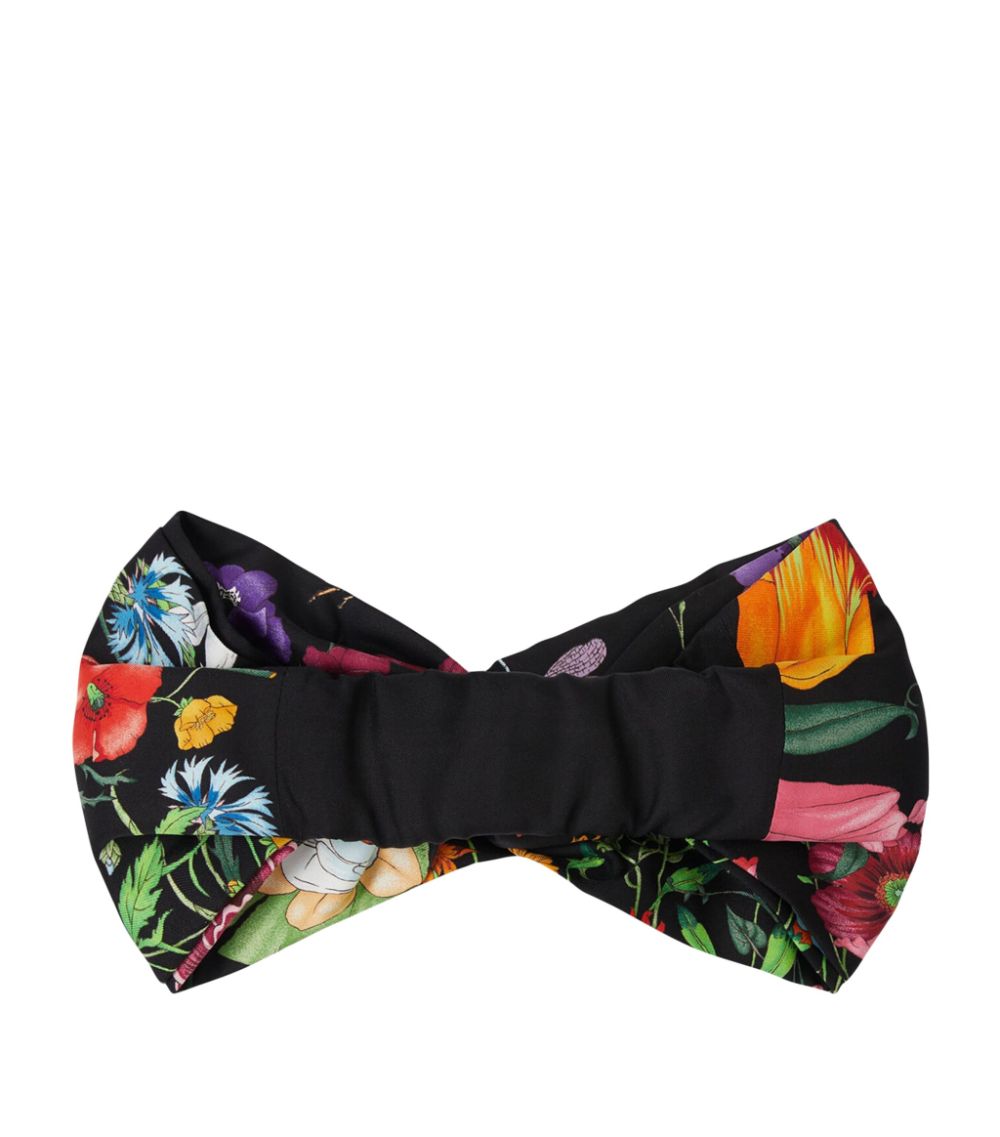 Gucci Gucci Silk Flora Print Headband