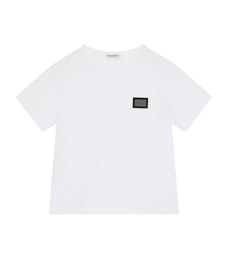 Dolce & Gabbana Dolce & Gabbana Kids Logo Plaque T-Shirt (2-6 Years)