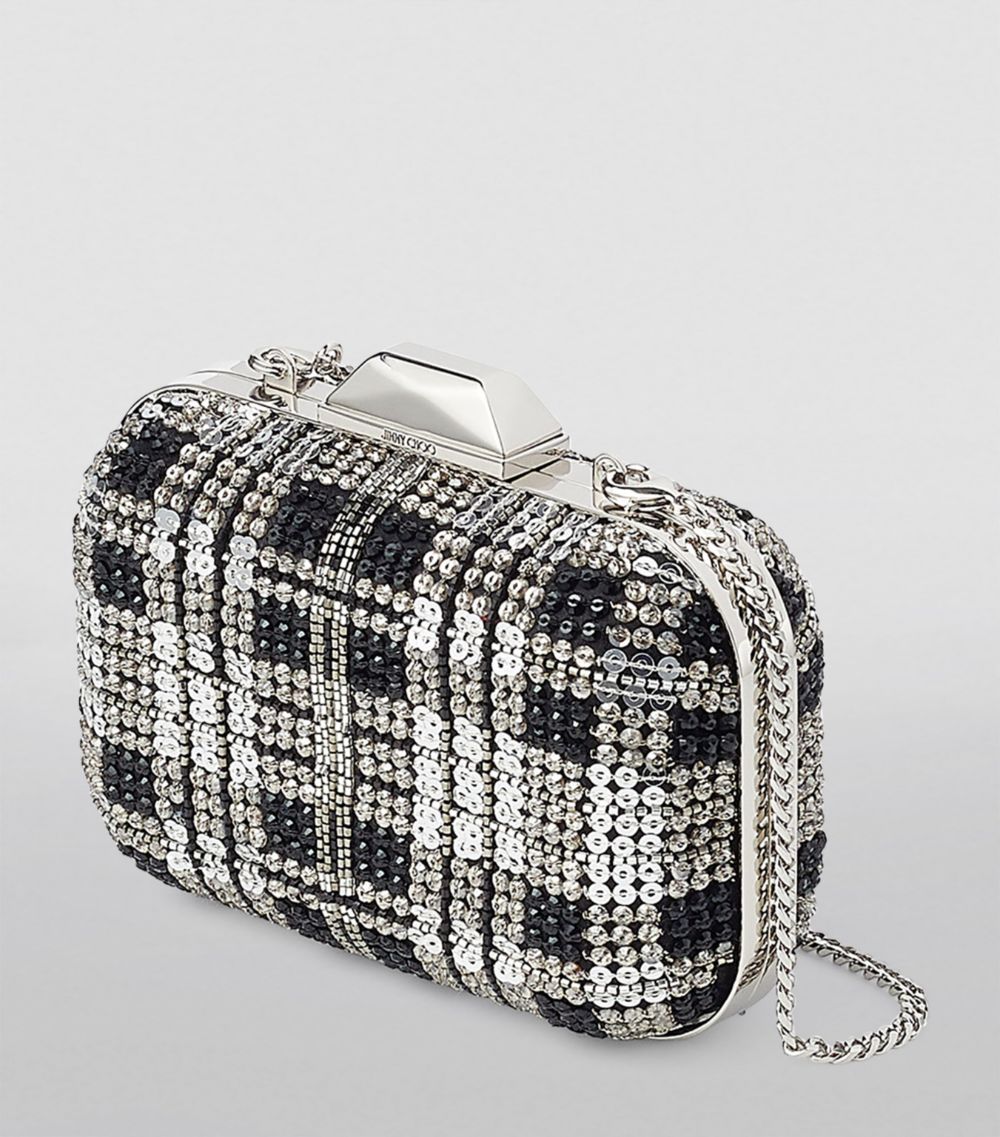 Jimmy Choo Jimmy Choo Micro Cloud Beaded Clutch Bag