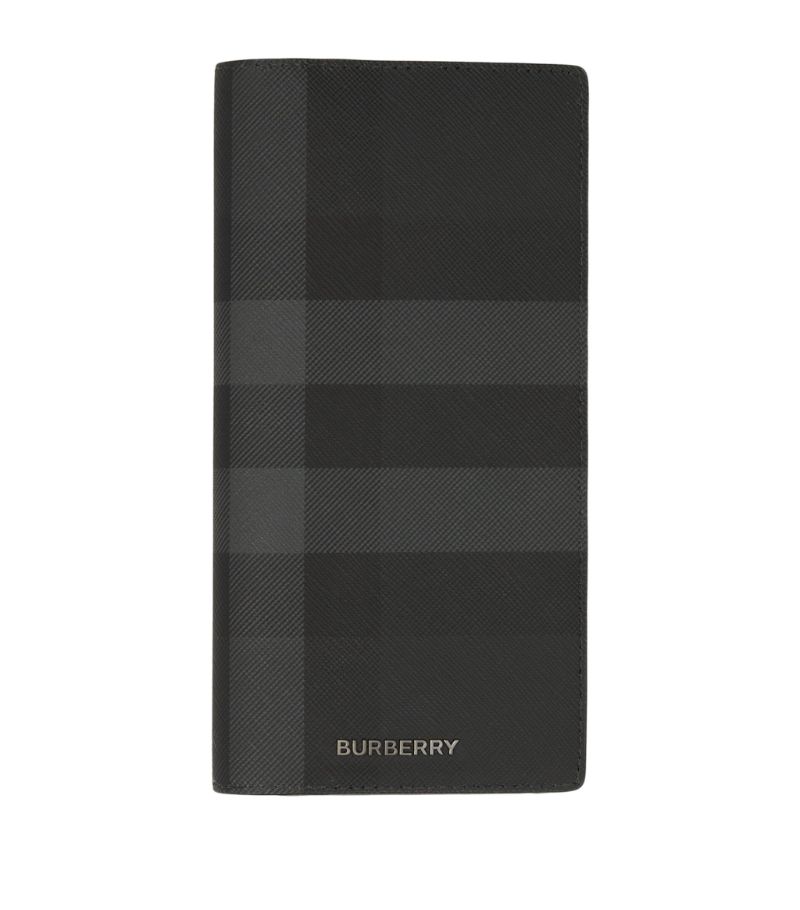 Burberry Burberry Charcoal Check Continental Wallet