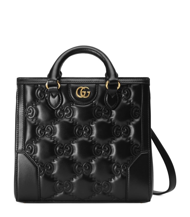 Gucci Gucci Mini Matelassé Leather Gg Top-Handle Bag