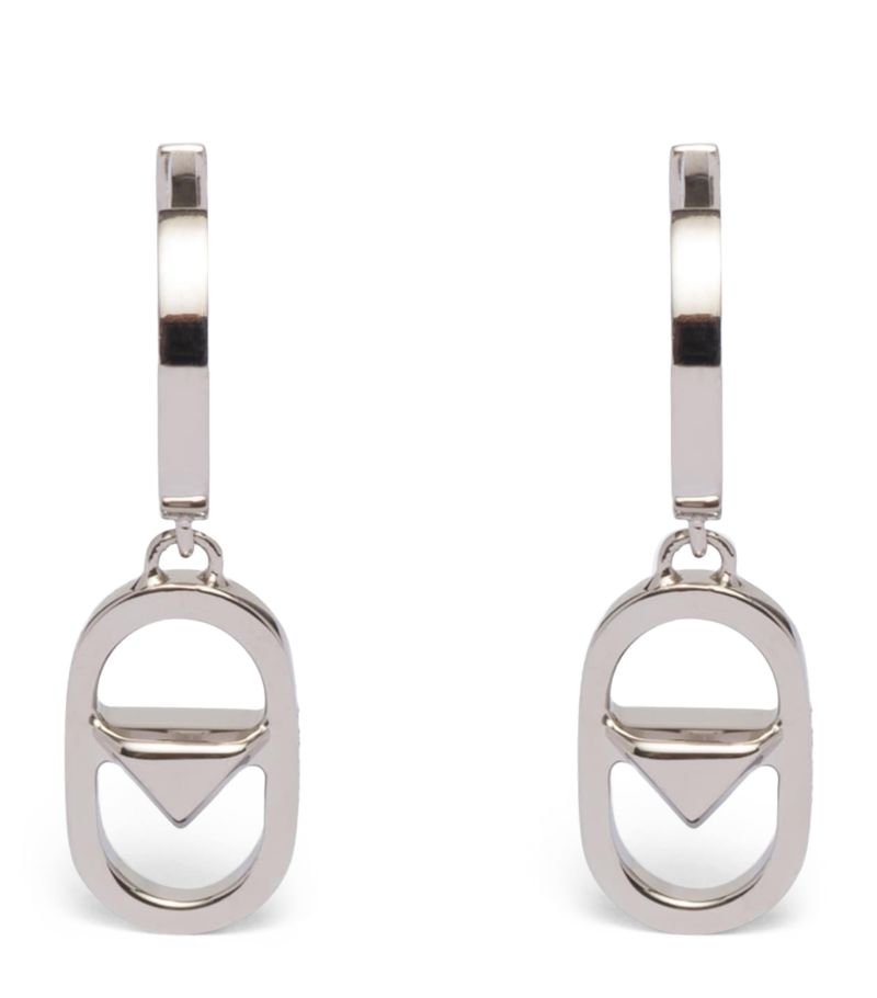 Prada Prada Triangle Pendant Earrings