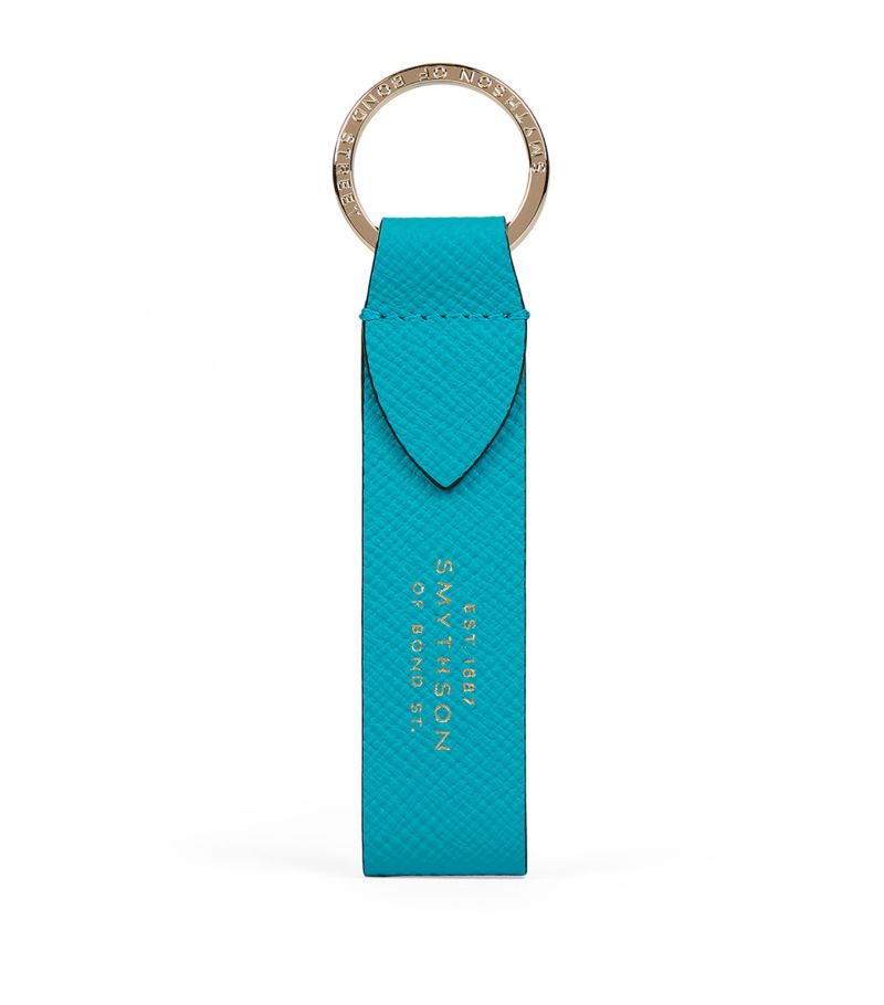 Smythson Smythson Leather Panama Keyring