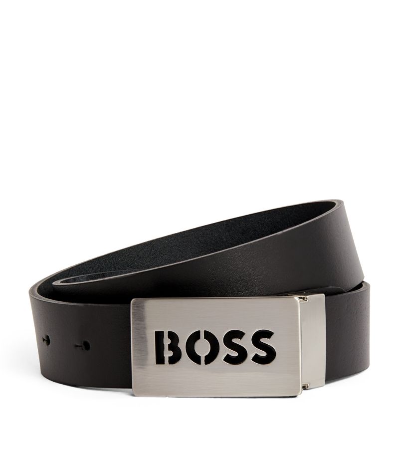 Boss Kidswear Boss Kidswear Leather Logo Belt