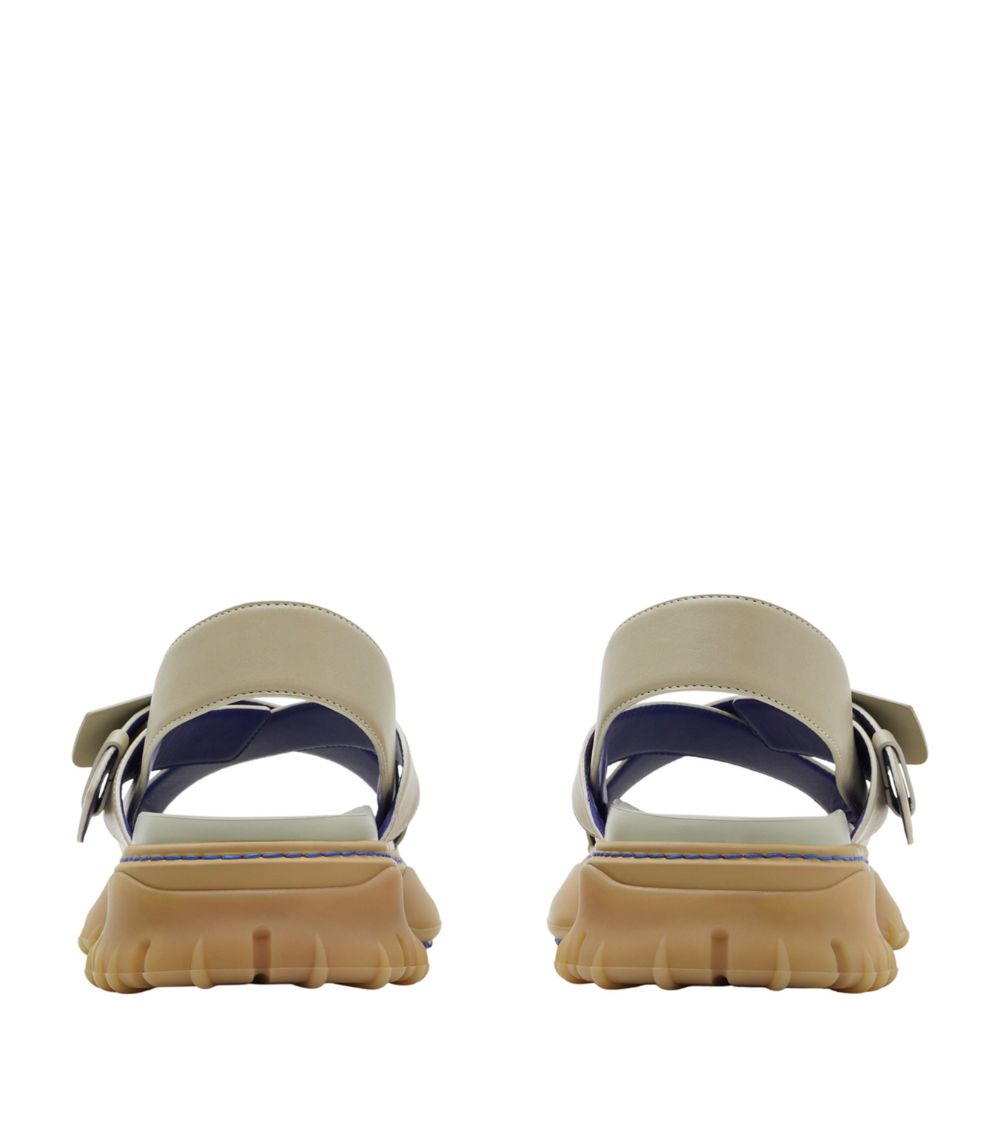 Burberry Burberry Leather Pebble Sandals