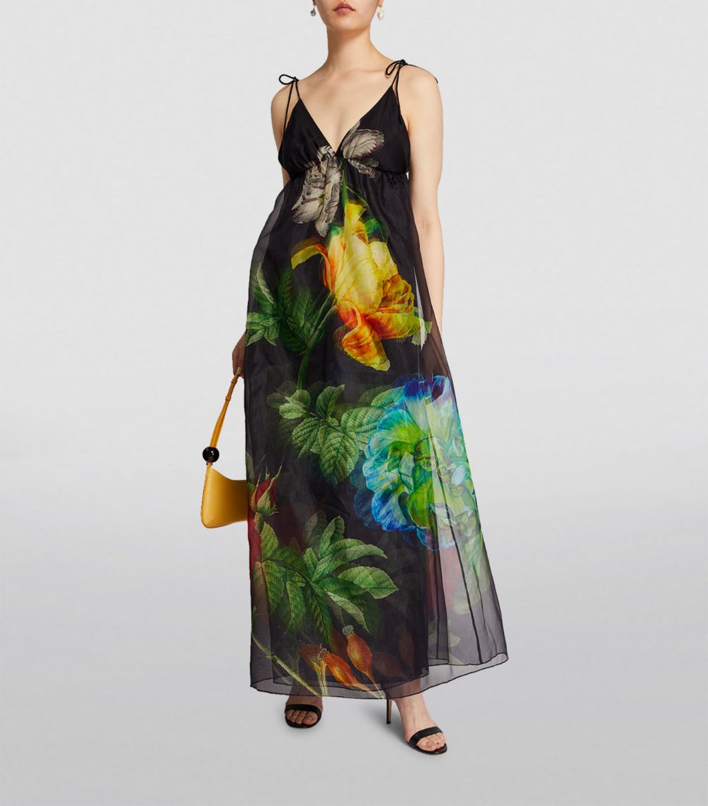 Alice + Olivia alice + olivia Floral Print Massie Maxi Dress