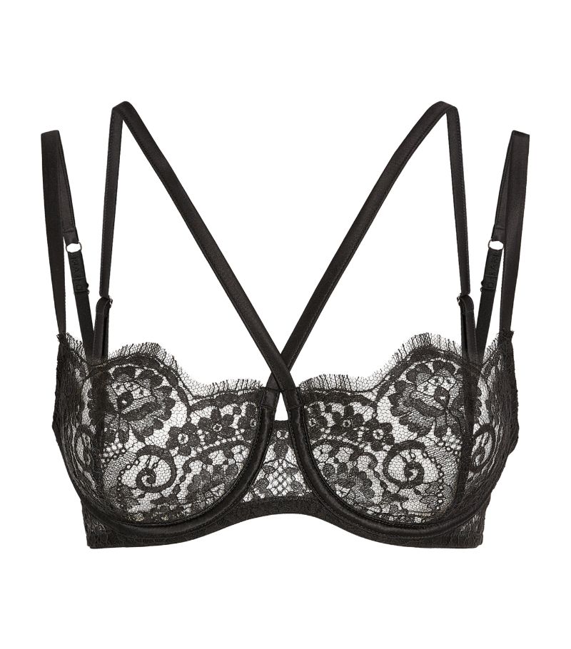 I.D. Sarrieri I.D. Sarrieri Lace Half-Cup Necklace Bra