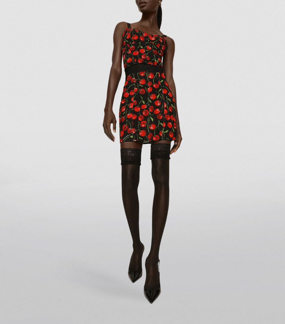 Dolce & Gabbana Dolce & Gabbana Cherry Print Corset Top