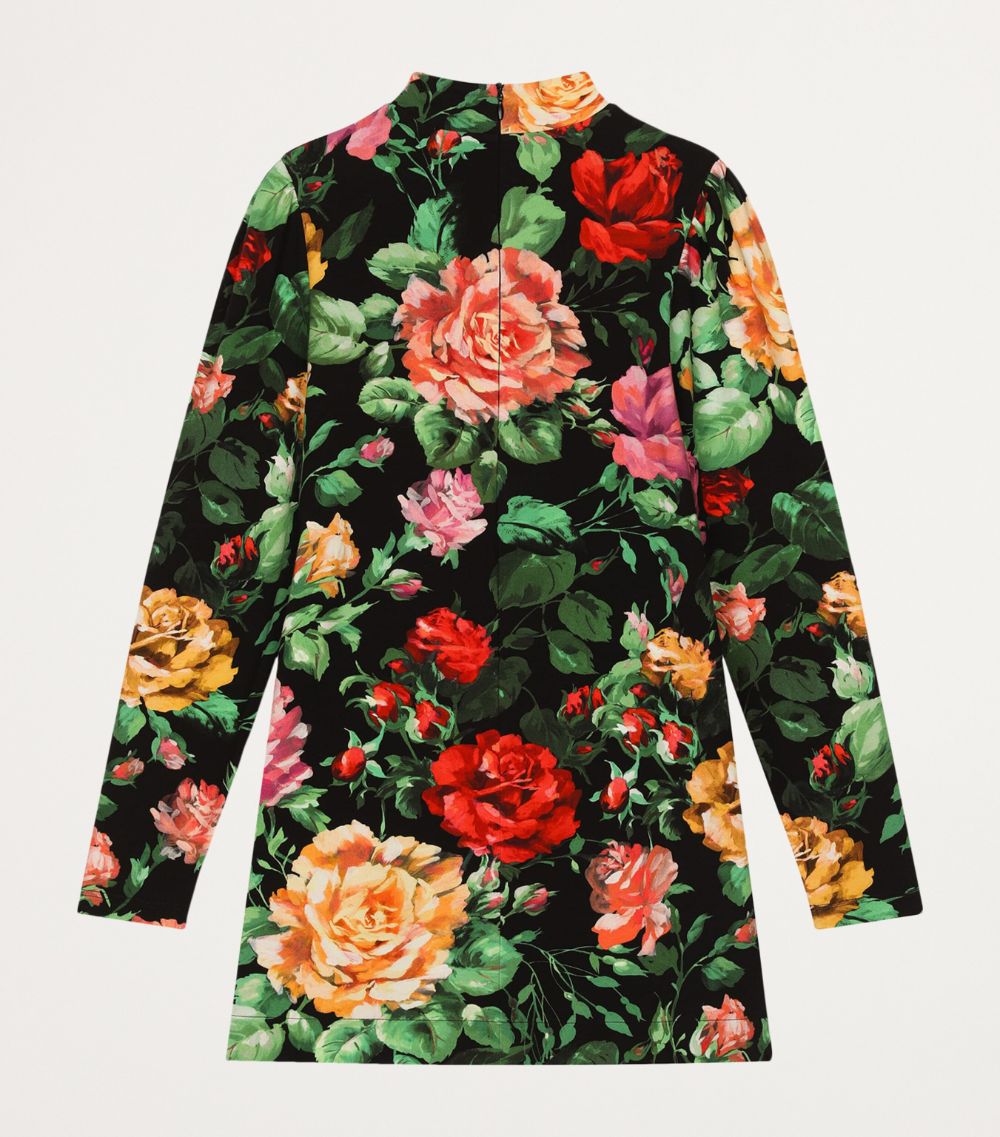 Dolce & Gabbana Dolce & Gabbana Kids Floral Long-Sleeve Dress (8-12+ Years)