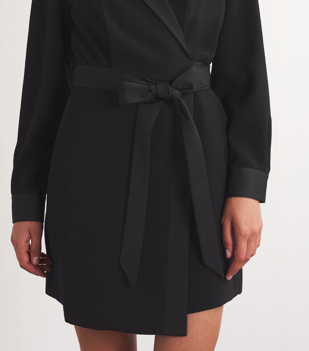  Claudie Pierlot Blazer-Style Wrap Dress