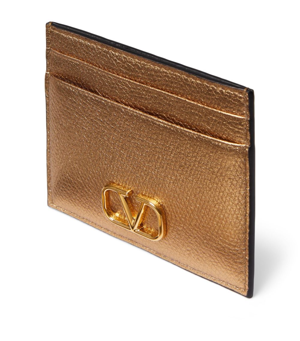 VALENTINO GARAVANI Valentino Garavani Leather Vlogo Card Holder