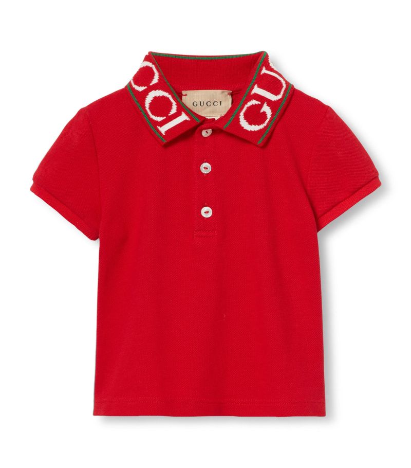 Gucci Gucci Kids Cotton Polo Shirt (0-36 Months)