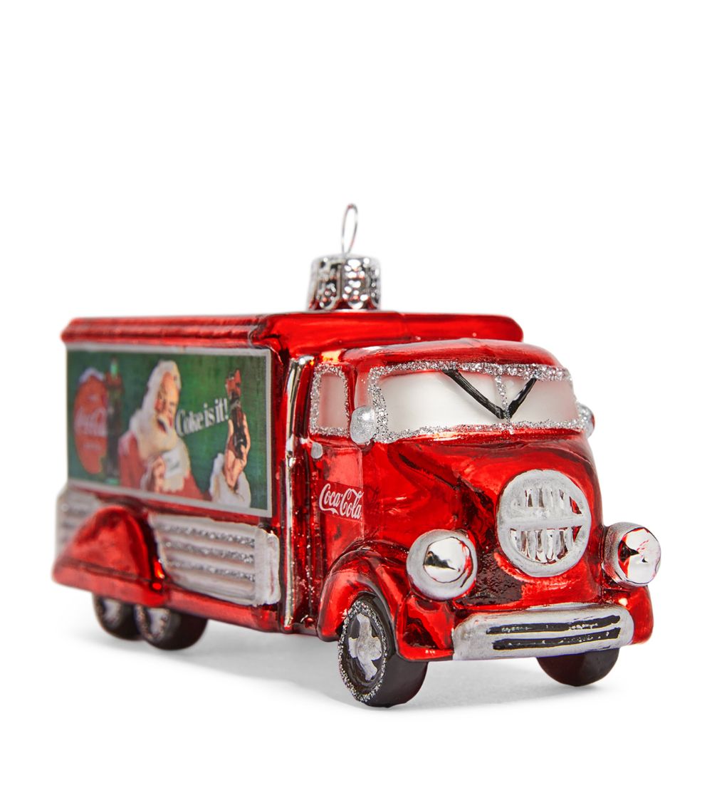 Kurt.S.Adler Kurt.S.Adler Glass Coca-Cola Truck Hanging Decoration