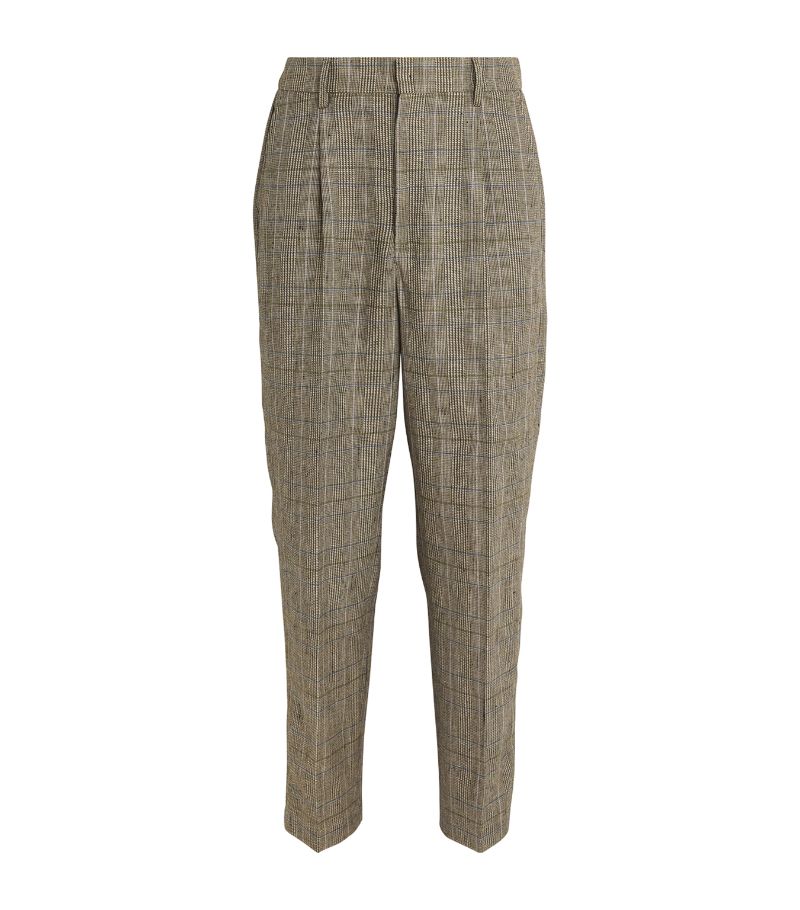 CLOSED Closed Linen-Blend Pleated Trousers