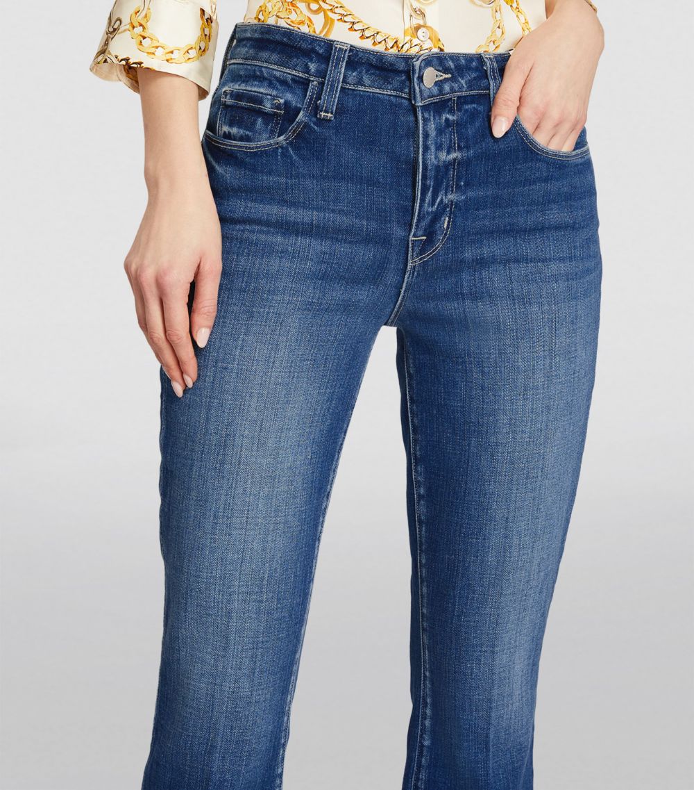 L'Agence L'Agence Ali High-Rise Cropped Flare Jeans