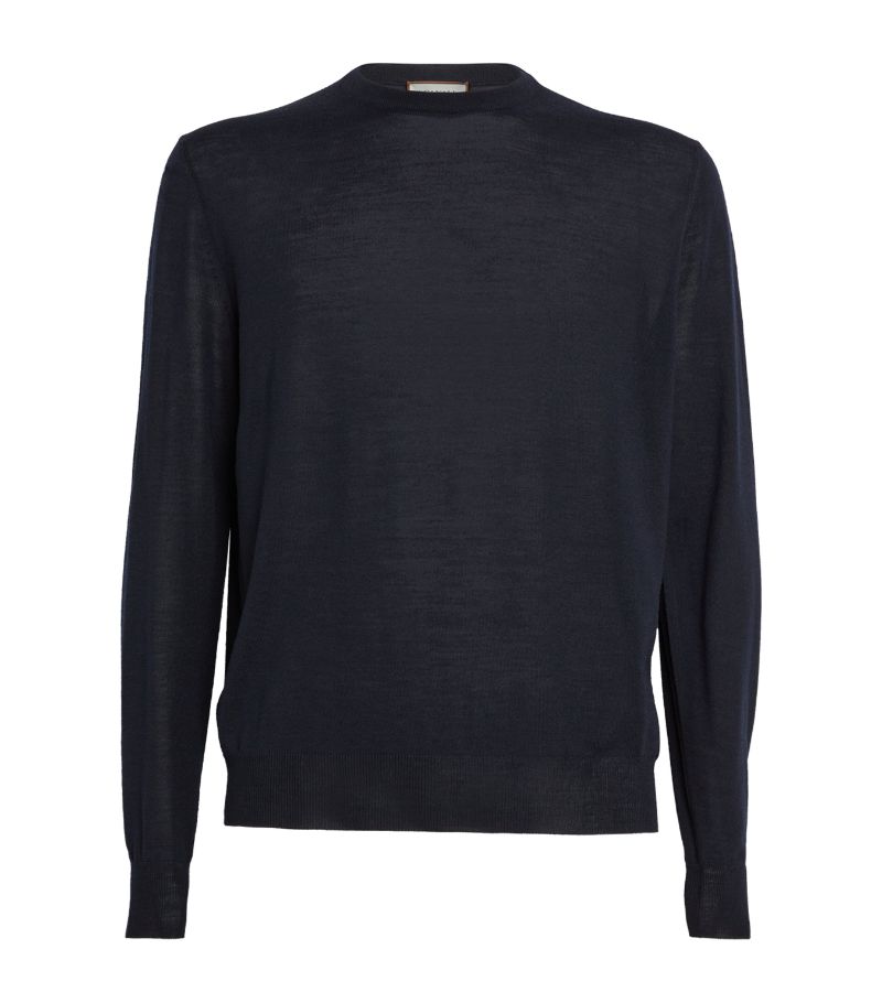 Canali Canali Wool-Cashmere-Silk Sweater