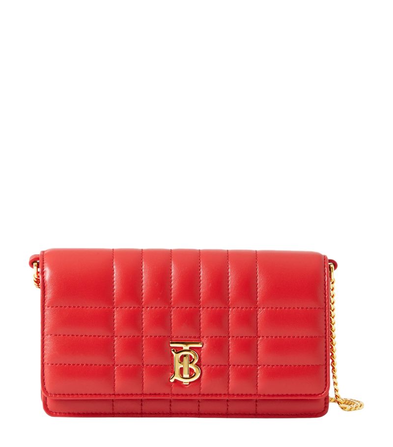 Burberry Burberry Quilted Leather Lola Clutch Bag