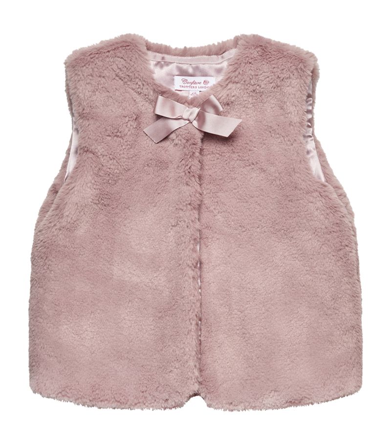 Trotters Trotters Faux Fur Millie Gilet (2-4 Years)