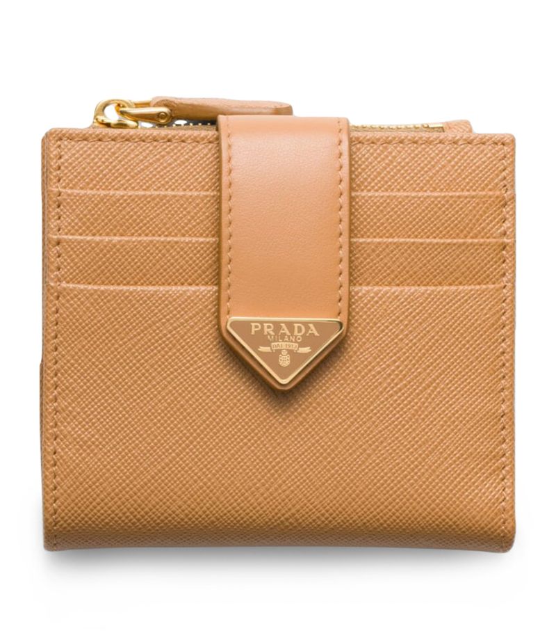 Prada Prada Saffiano Leather Bifold Card Holder