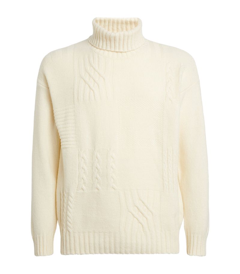 Canali Canali Wool-Blend Rollneck Sweater