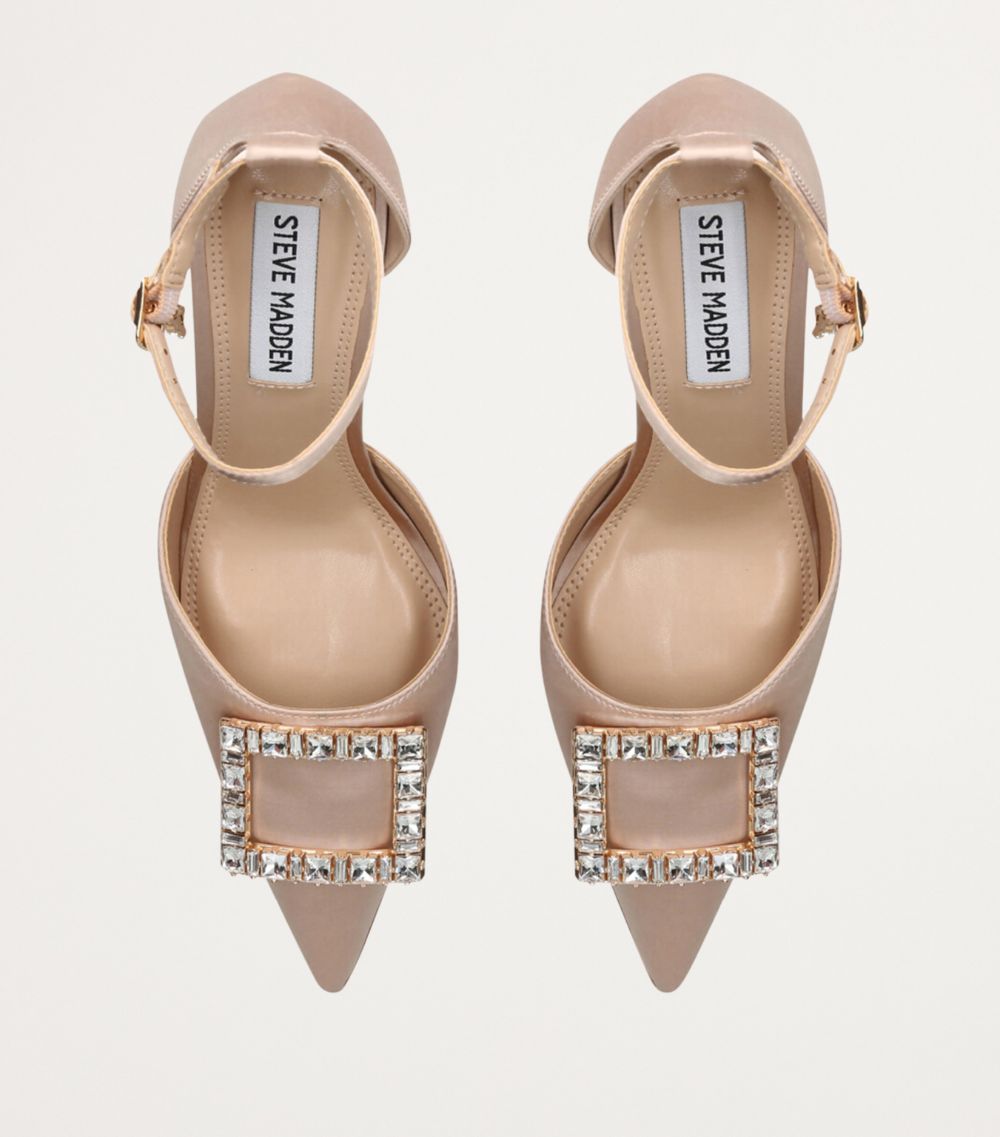 Steve Madden Steve Madden Satin Embellished Accession Pumps 100