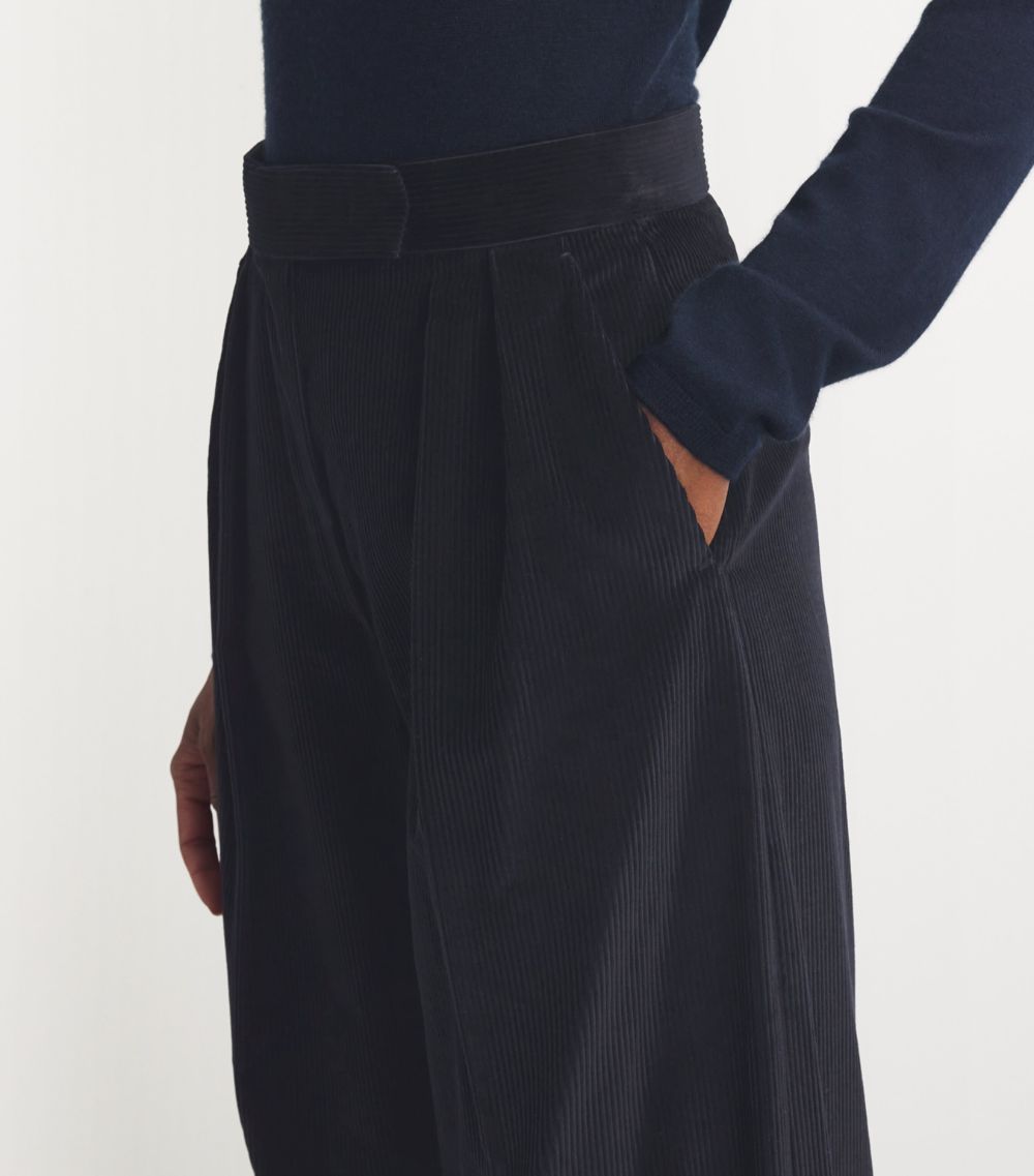 Max Mara Max Mara Corduroy Wide-Leg Trousers