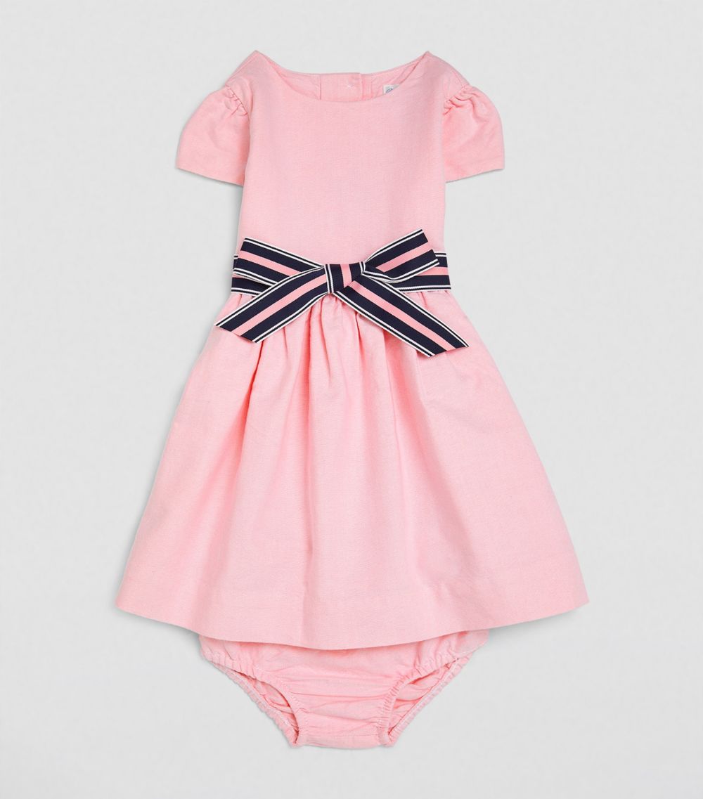 Ralph Lauren Kids Ralph Lauren Kids Cotton Bow Dress (6-24 Months)