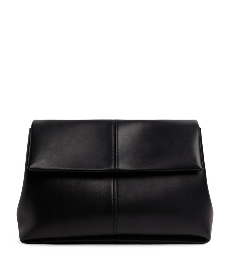 Bottega Veneta Bottega Veneta Leather Falcon Clutch Bag