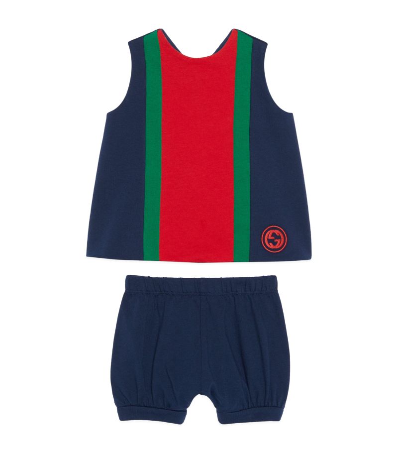 Gucci Gucci Kids Top And Shorts Set (3-36 Months)