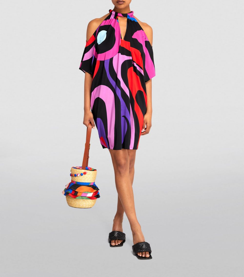 Emilio Pucci Pucci Marmo Print Short Kaftan