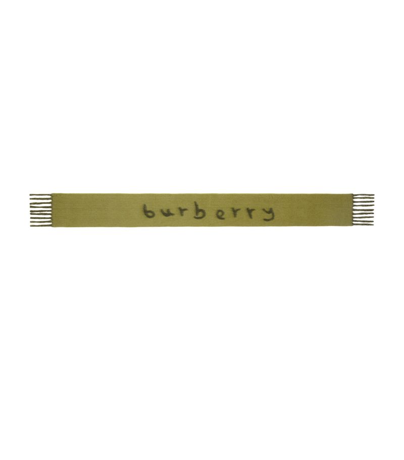 Burberry Burberry Alpaca-Blend Reversible Logo Scarf