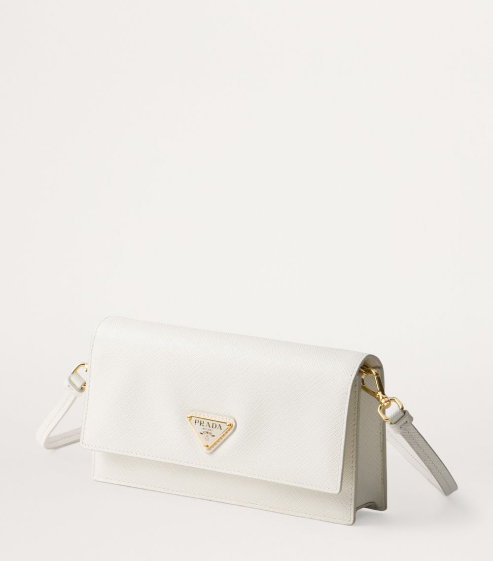 Prada Prada Mini Saffiano Leather Clutch Bag