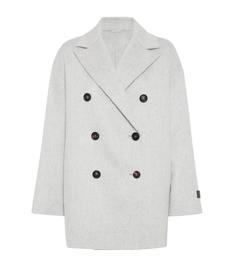 Brunello Cucinelli Brunello Cucinelli Cashmere Double-Breasted Coat