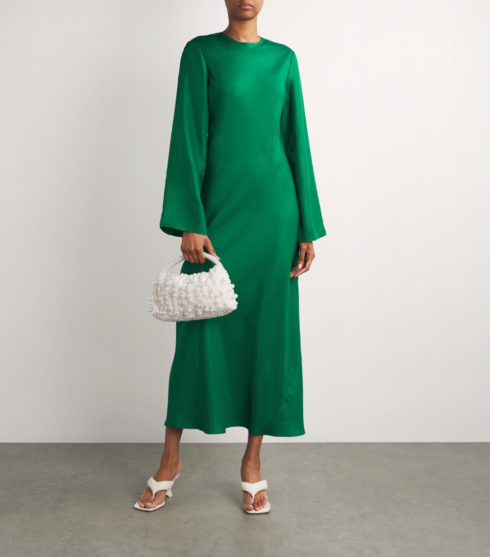 Róhe Róhe Silk Wide-Sleeve Dress