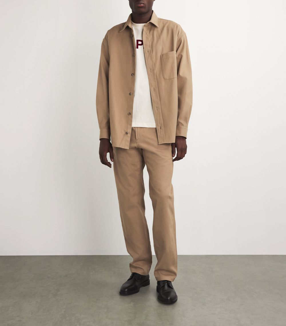 A.P.C. A. P.C. Cotton Ribbed Emelien Shirt