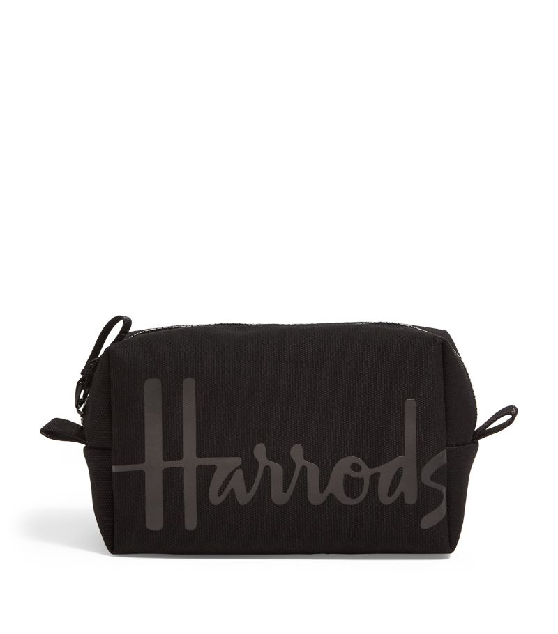 Harrods Harrods Cotton Logo Cosmetics Bag