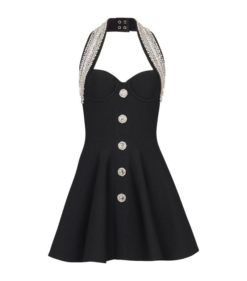 Balmain Balmain Halterneck Mini Dress