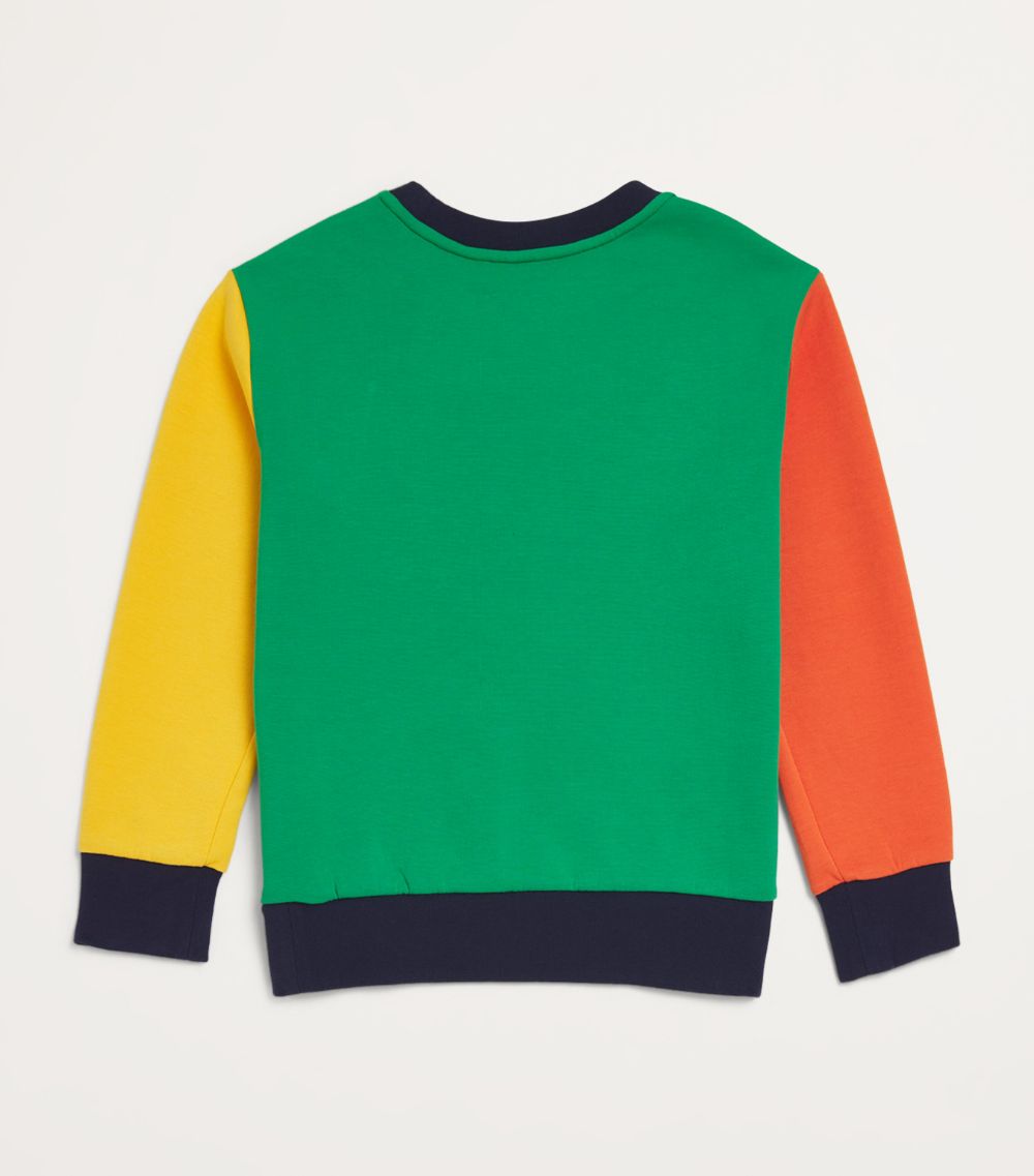 Ralph Lauren Kids Ralph Lauren Kids Cotton-Blend Colour-Block Sweatshirt (6-14 Years)