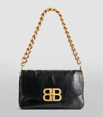 Balenciaga Balenciaga Leather Soft Flap Shoulder Bag