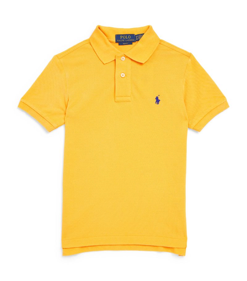 Polo Ralph Lauren Polo Ralph Lauren Kids Cotton Slim Polo Pony Polo Shirt (7-14 Years)