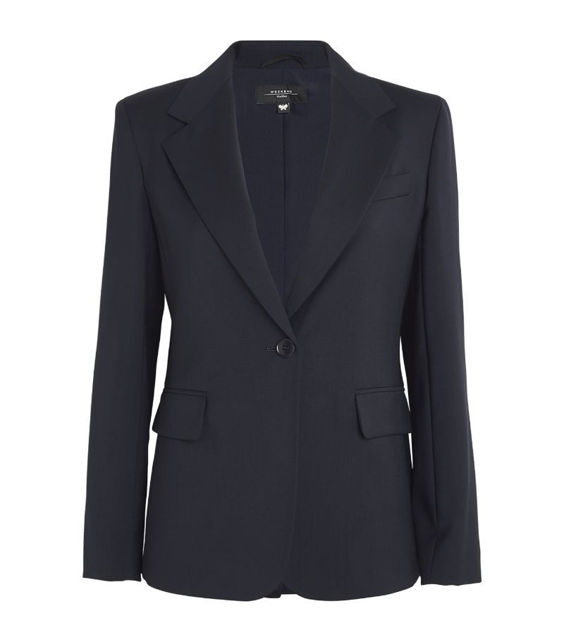 Weekend Max Mara Weekend Max Mara Wool Single-Breasted Blazer