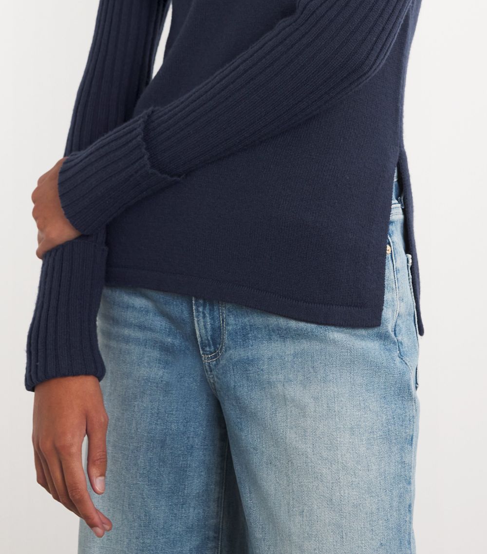 Max & Co. Max & Co. Virgin Wool-Blend Ribbed-Detail Sweater