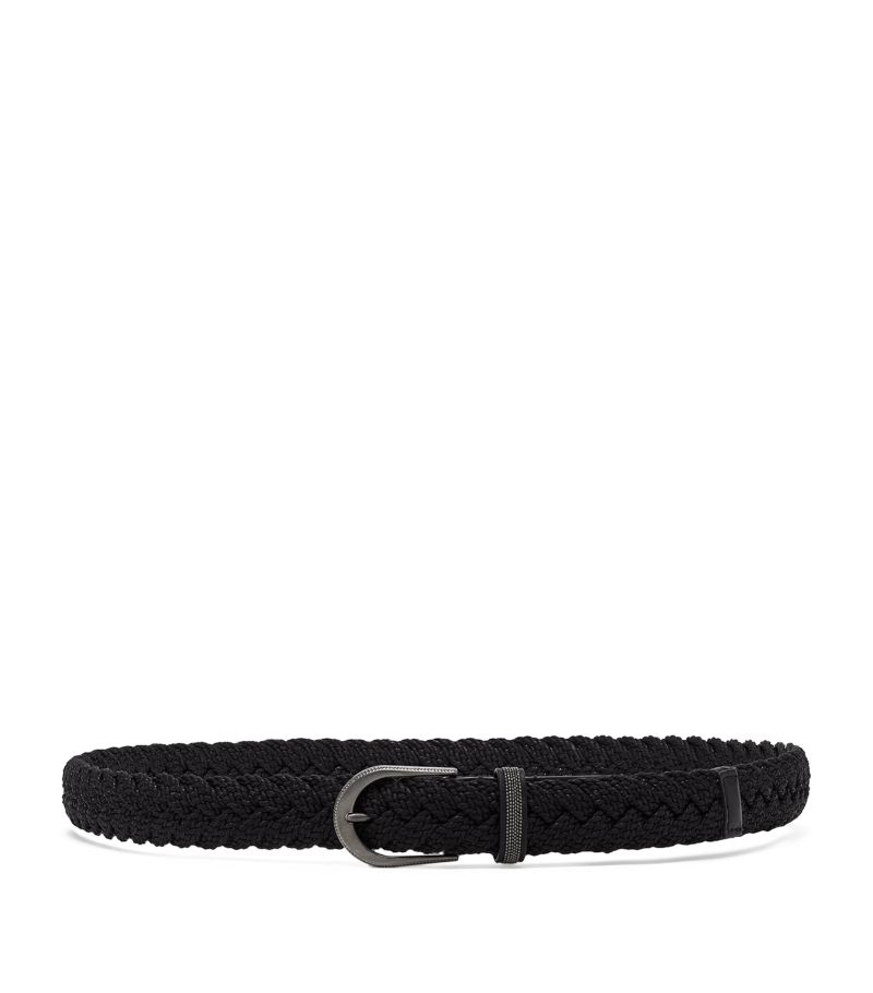 Brunello Cucinelli Brunello Cucinelli Monili-Trim Braided Belt