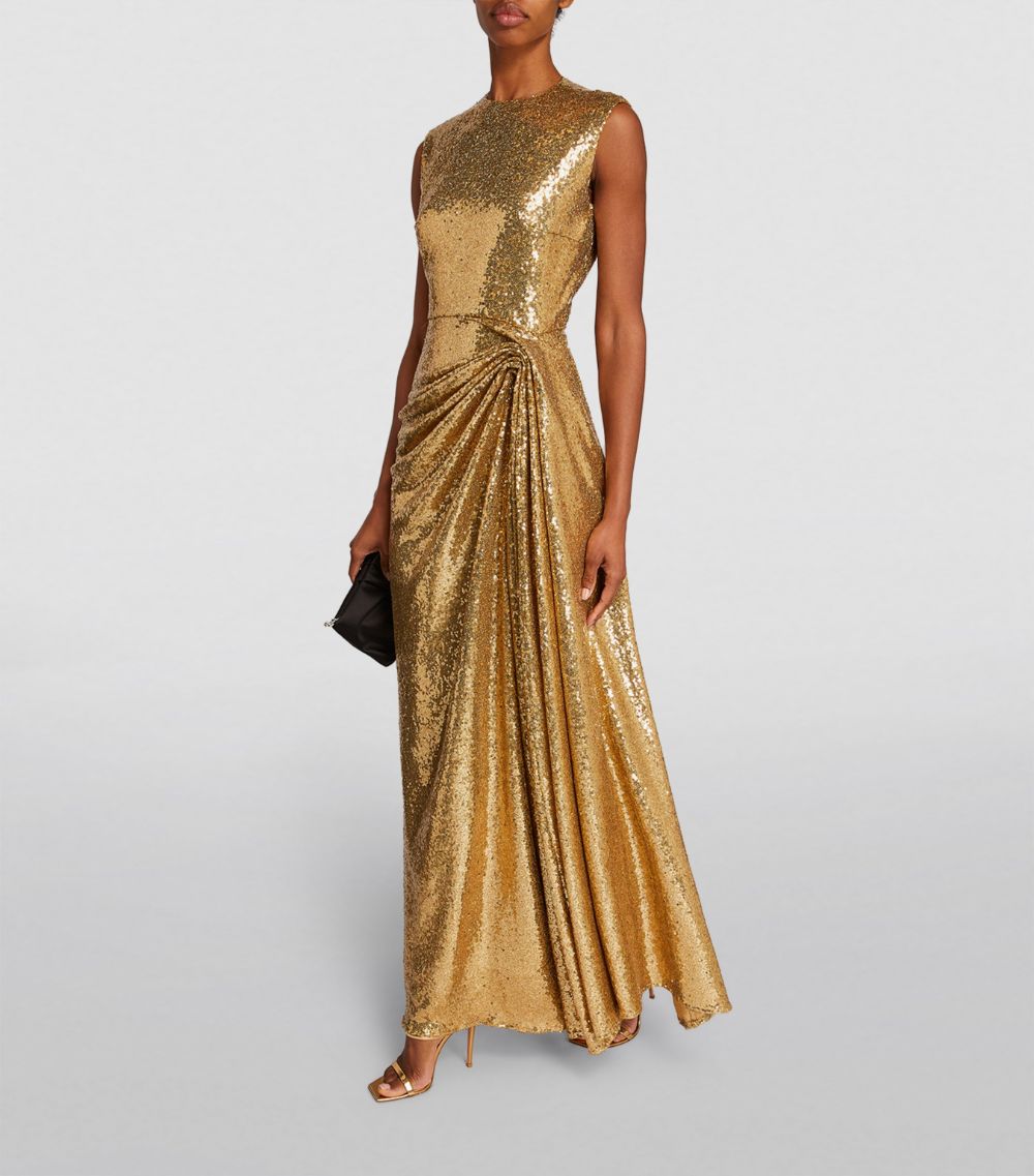 Edeline Lee Edeline Lee Sequin-Embellished Nymph Maxi Dress