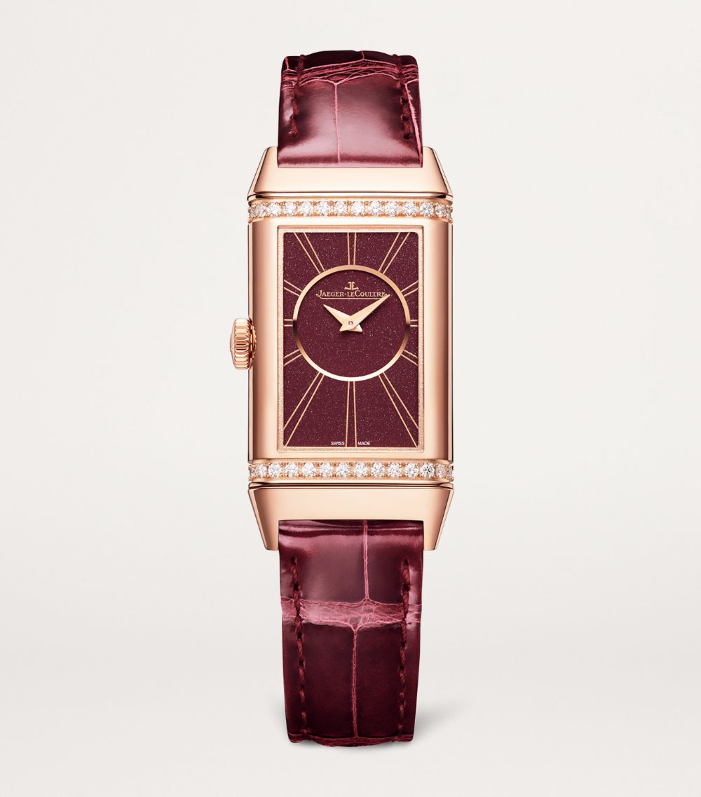 Jaeger-Lecoultre Jaeger-Lecoultre Pink Gold And Diamond Reverso One Duetto Watch 20Mm